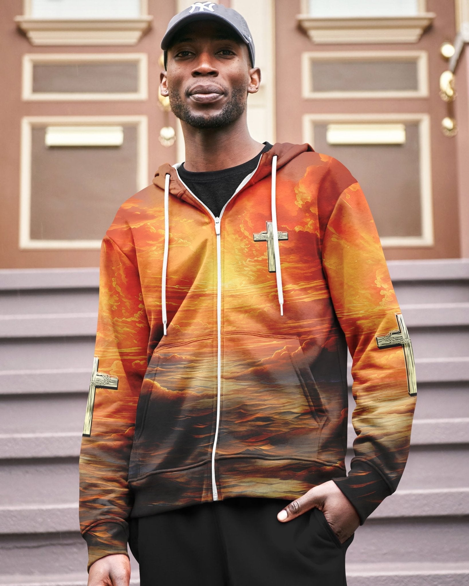 Trust In The Lord All Over Print Zip Hoodie