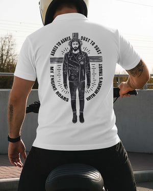 Ashes To Ashes Dust To Dust All Over Print Polo