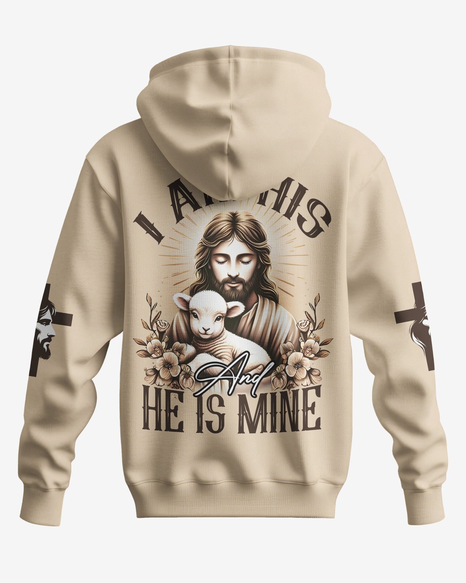 I Am His And He Is Mine All Over Print Zip Hoodie