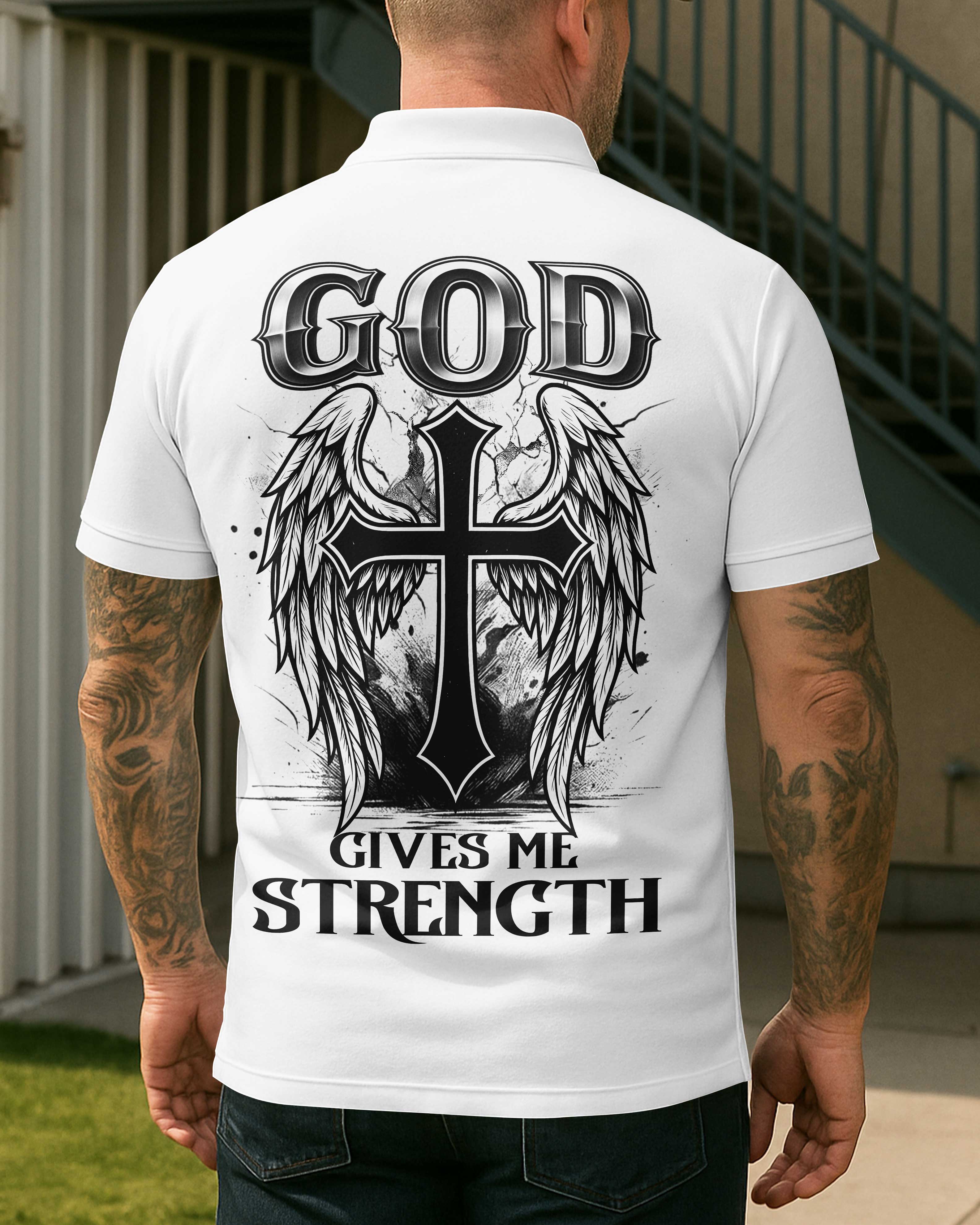God Gives Me Strength Shirt