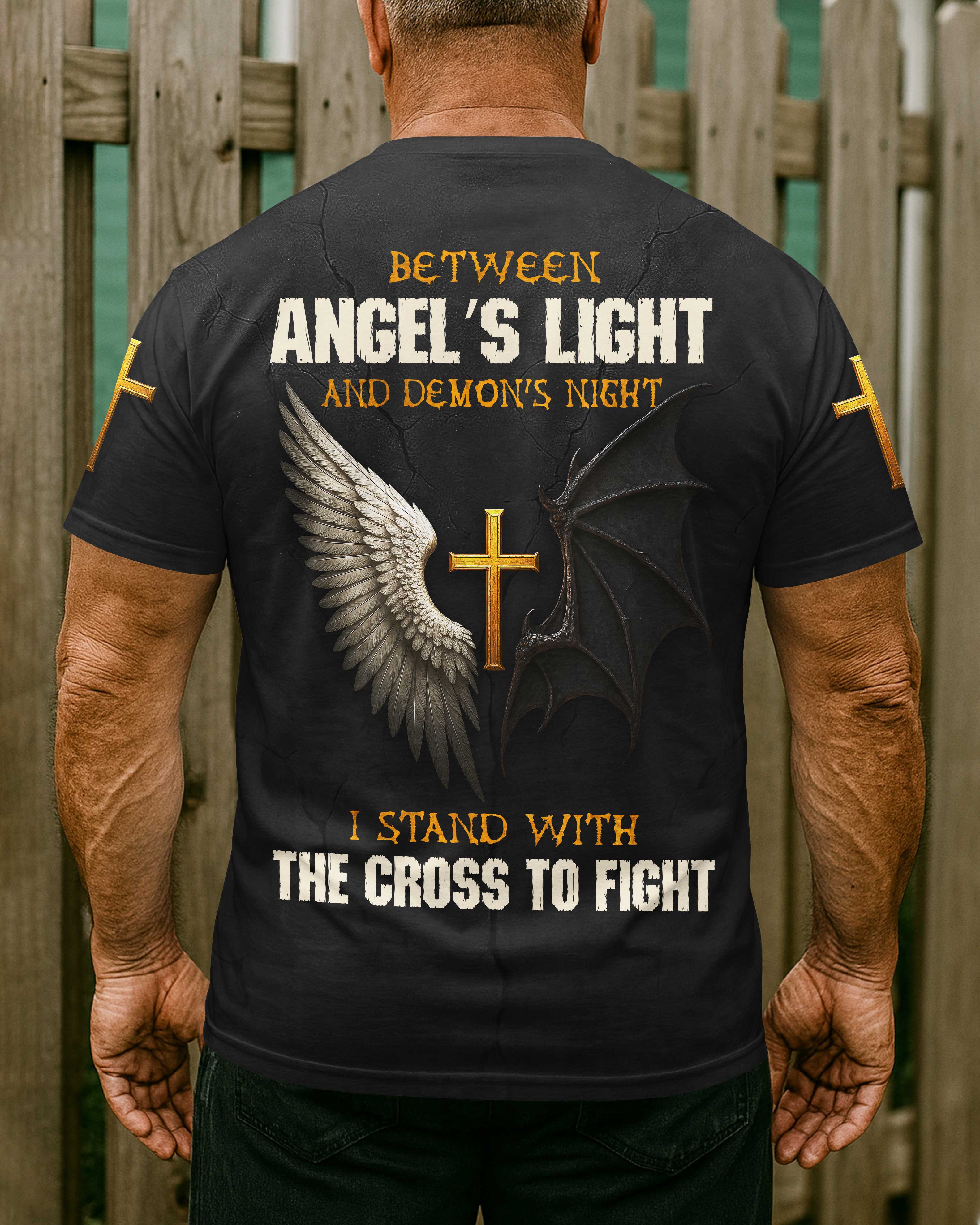 Between Angel's Light All Over Print T-Shirt