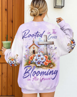 Rooted In The Cross Blooming In His Grace Shirt