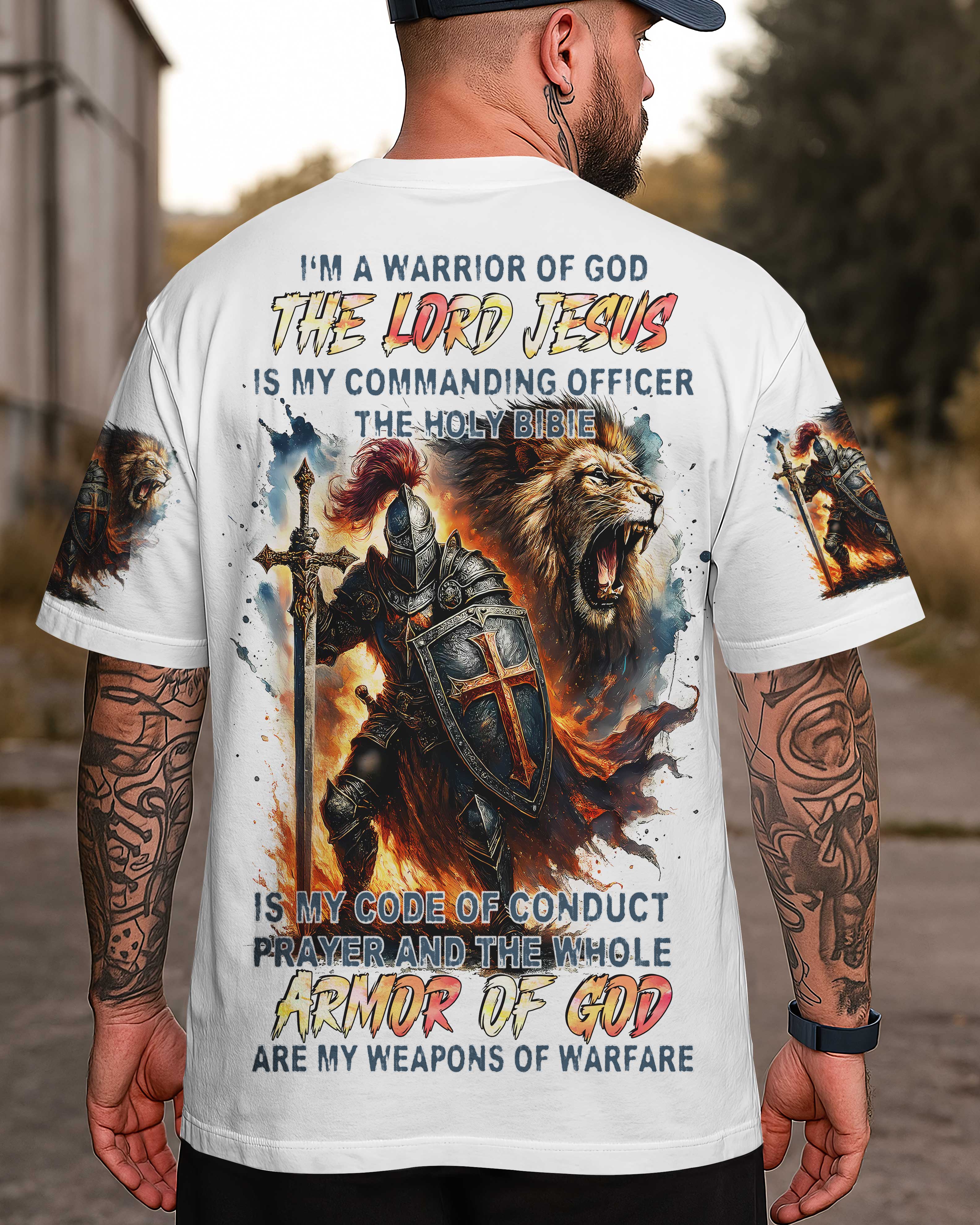 I'm A Warrior Of God All Over Print T-Shirt
