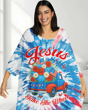 Jesus Take The Wheel All Over Print Sleep Tee