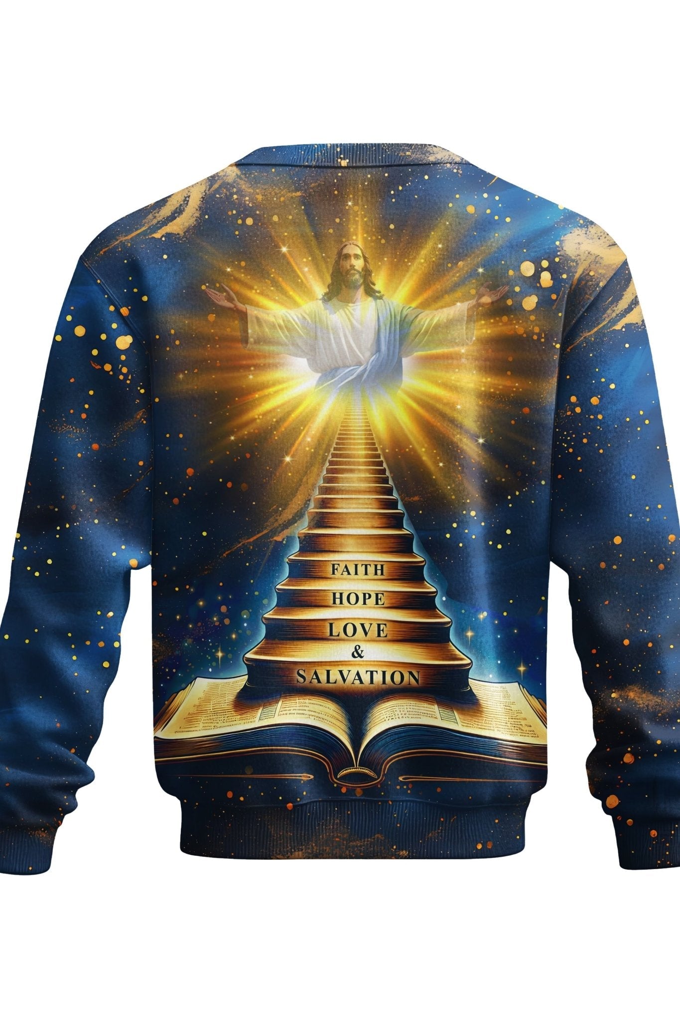 Faith Hope Love & Salvation All Over Print Sweater