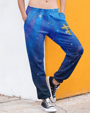 Faith Can Move Mountains All Over Print Jogger Pants