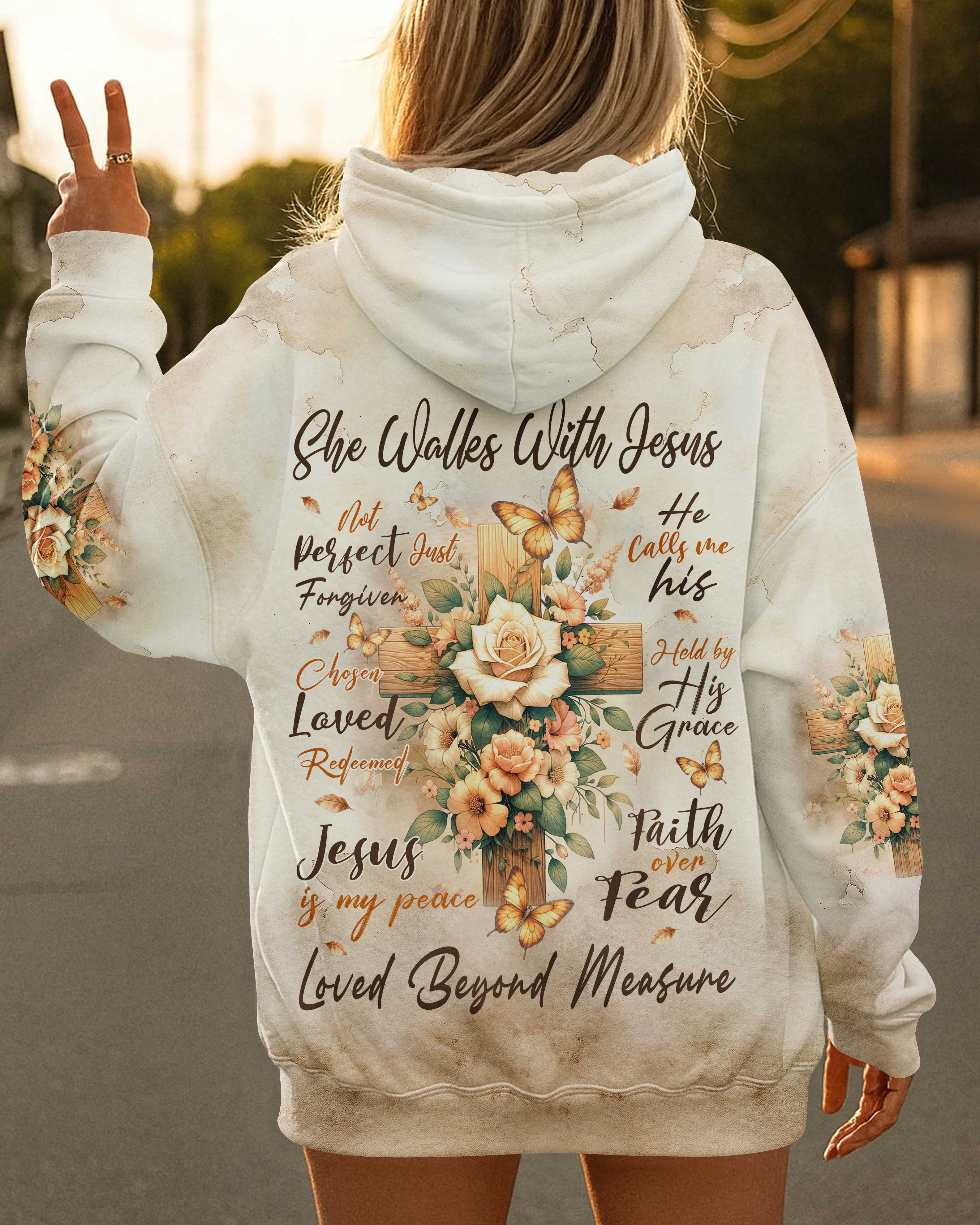 She Walkes With Jesus Shirt