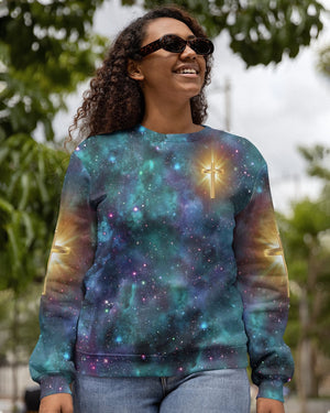 Whoever Drinks The Water I Give Them Will Never Thirst All Over Print Sweater