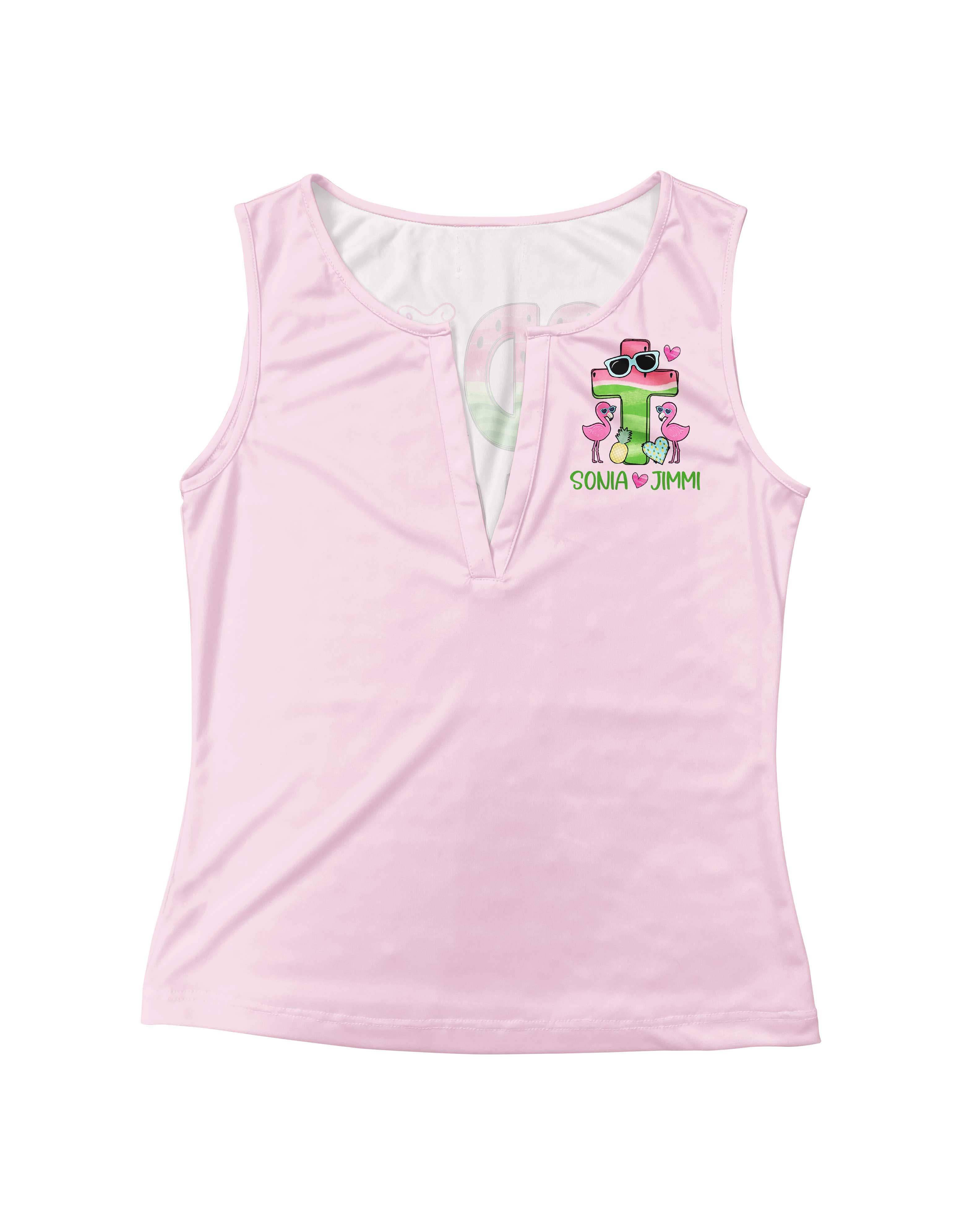 God Gifted Me Two Titles Mama And Grandma V-neck Tank Top