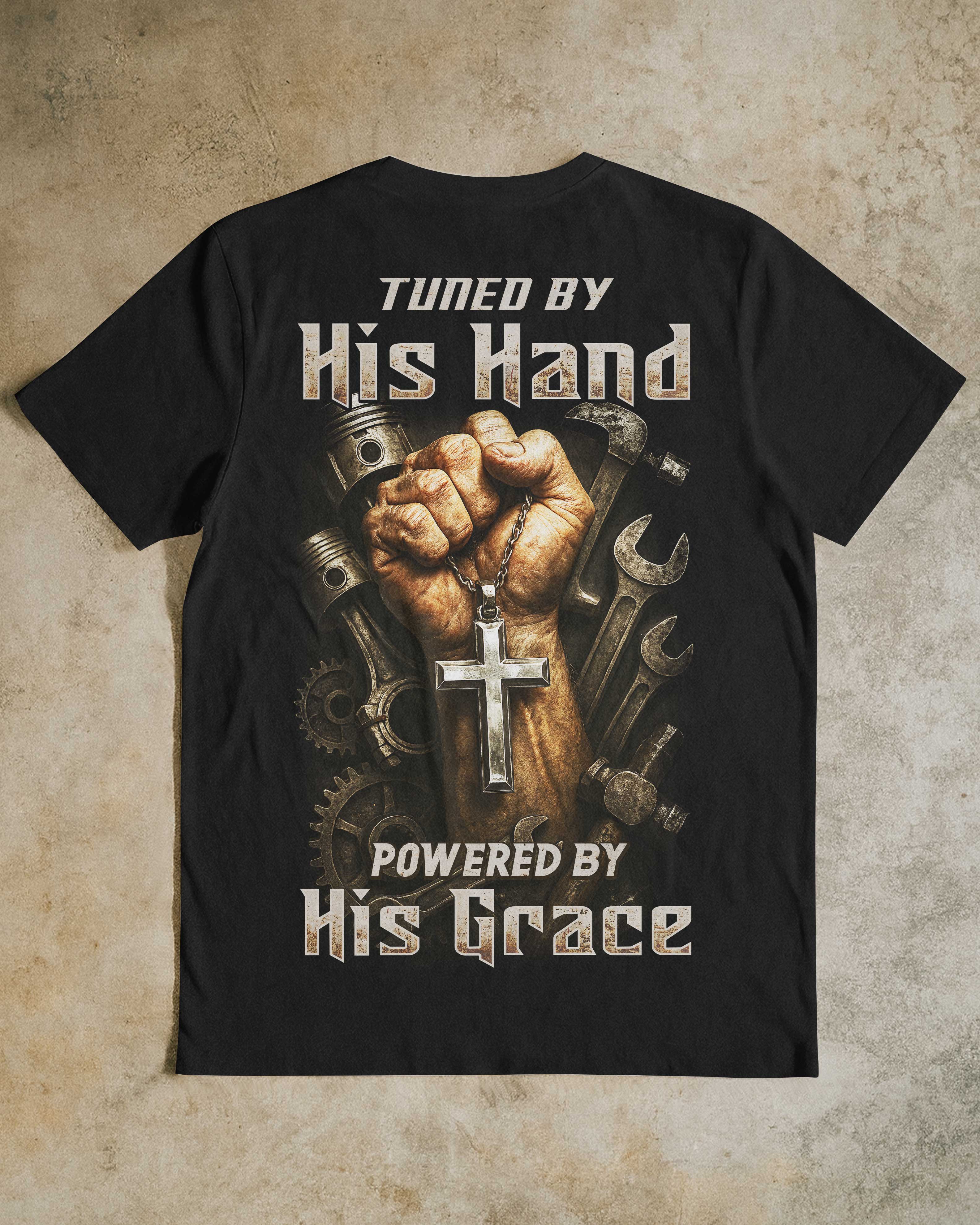Tuned By His Hand All Over Print T-Shirt