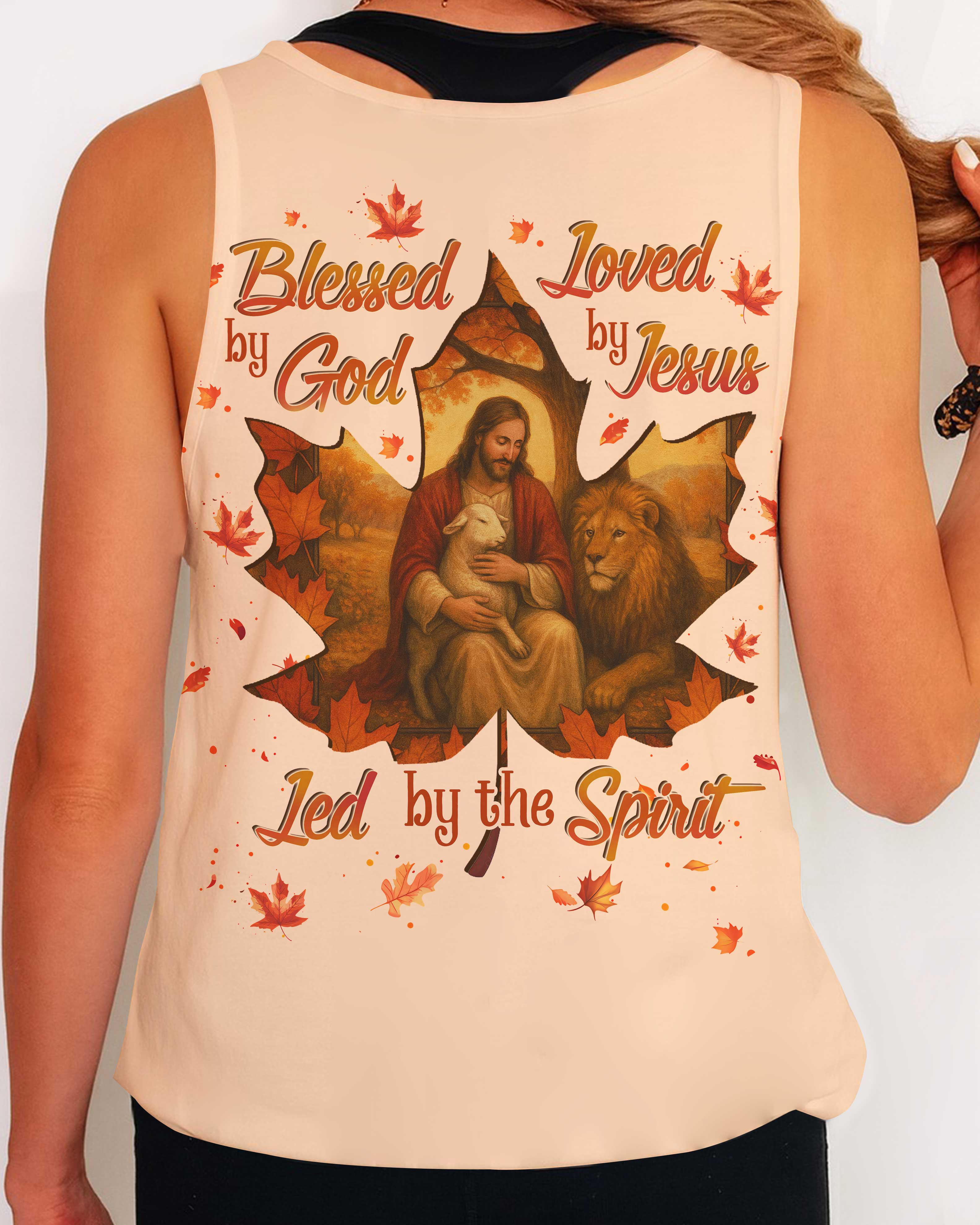 Blessed By God Loved By Jesus Led By The Spirit Shirts