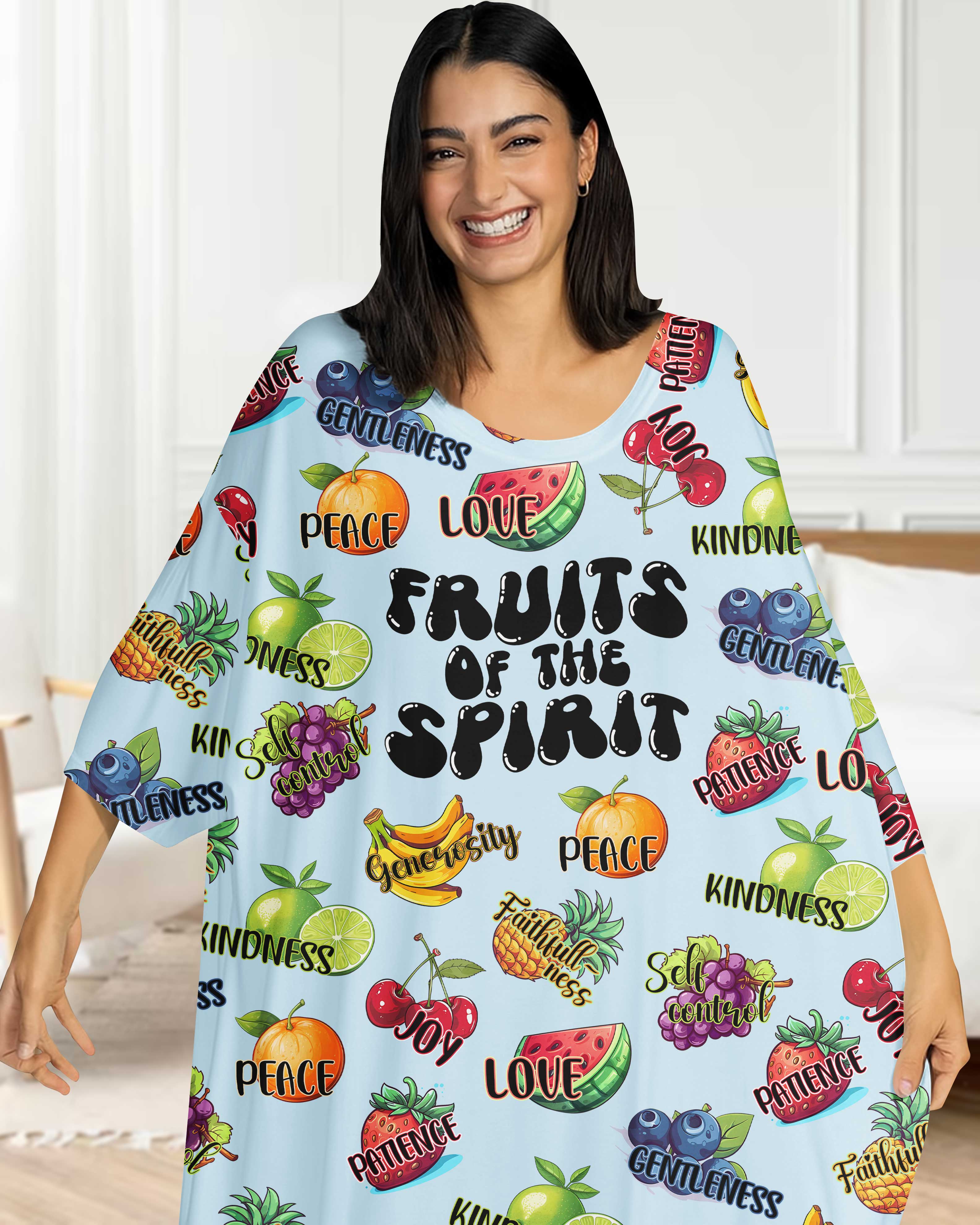 Fruits Of The Spirit All Over Print Sleep Tee