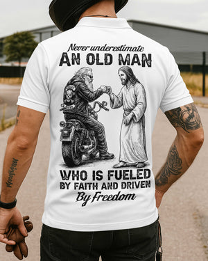 Never Underestimate All Over Print Polo