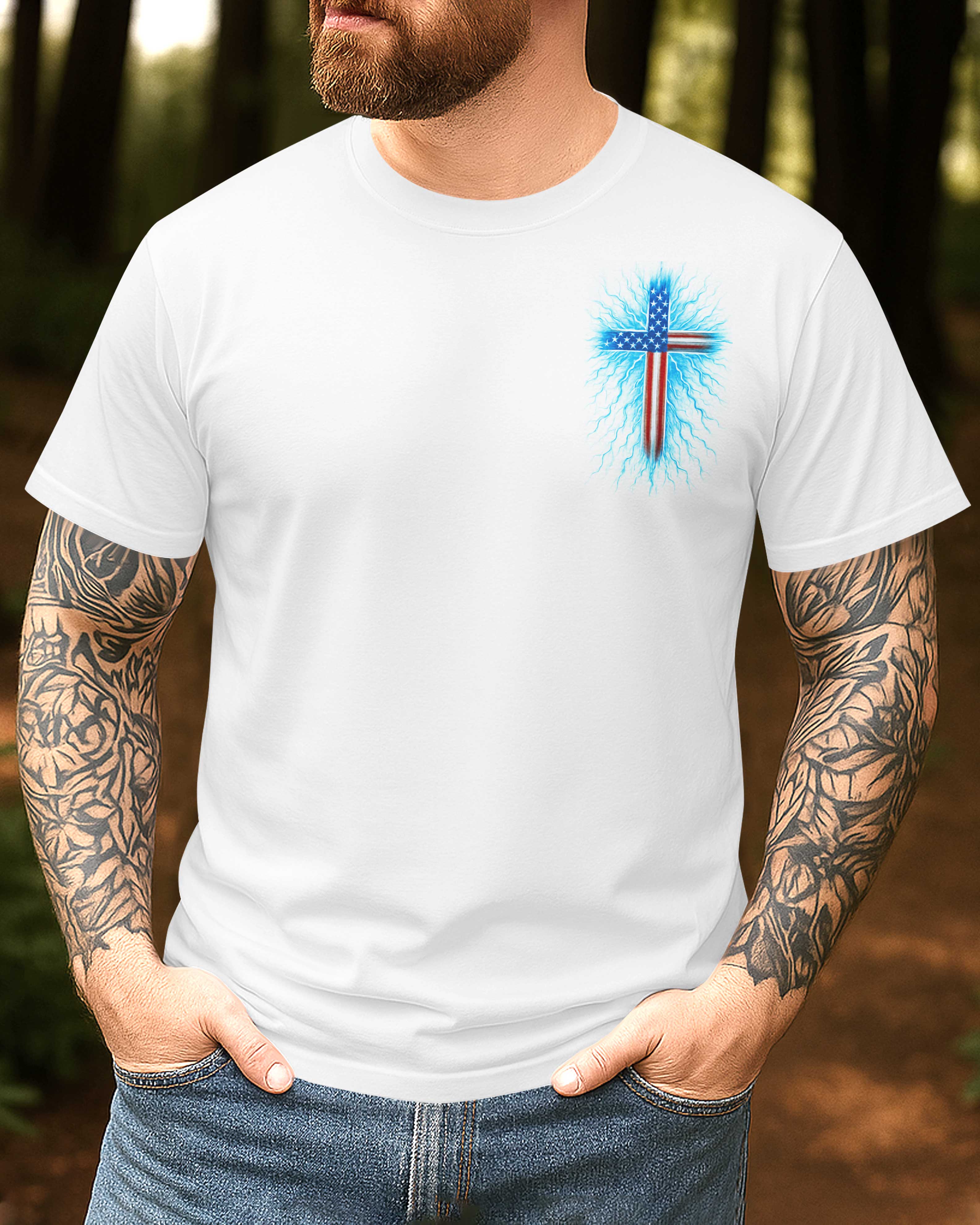 I Will Serve The Lord All Over Print T-Shirt