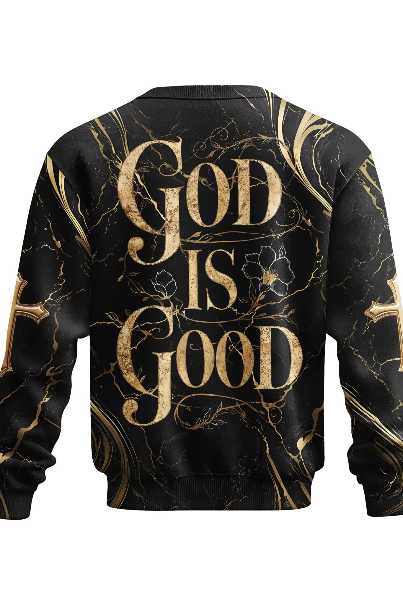 God Is Good All Over Print Sweater