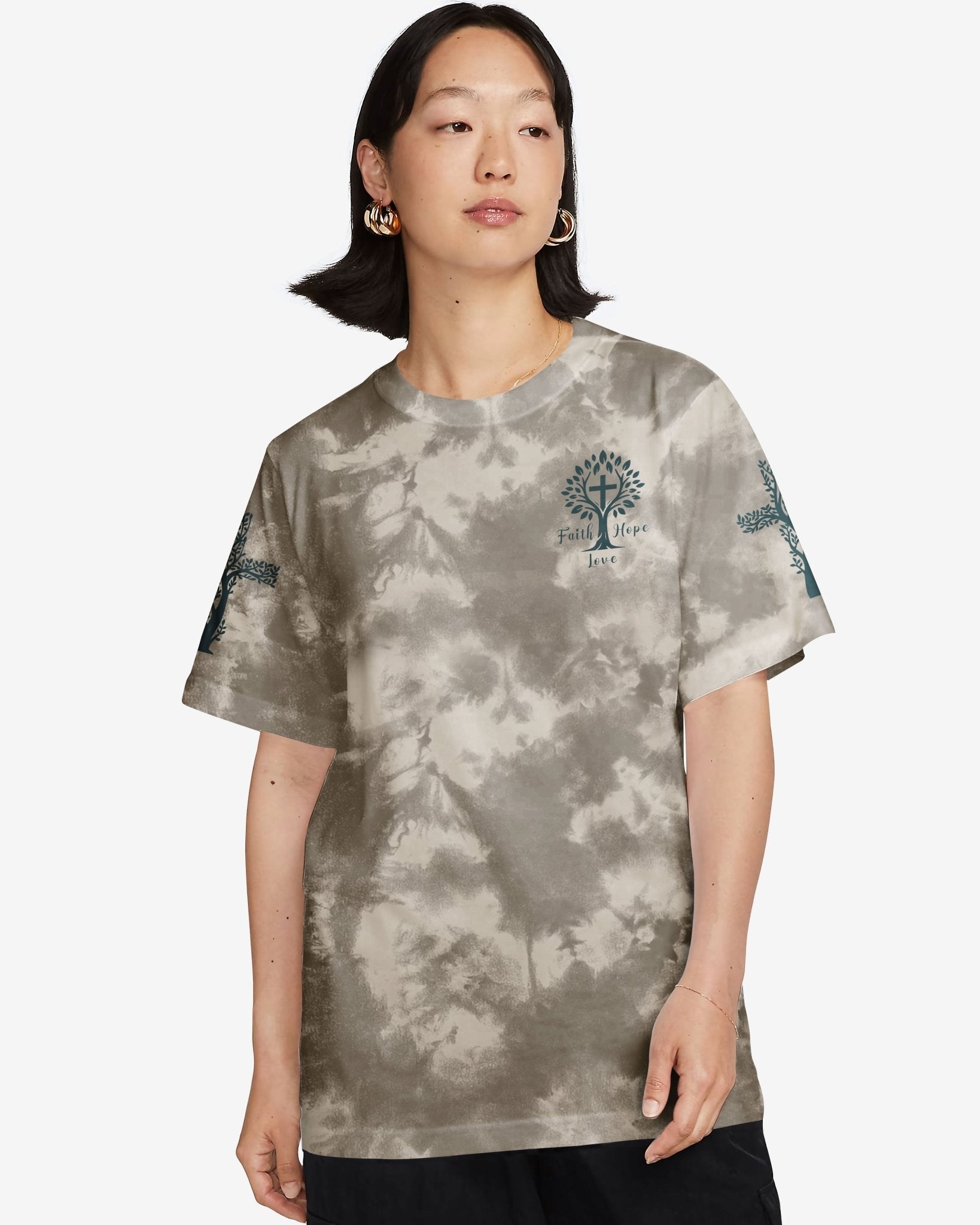 Rooted In Christ All Over Print T-shirt