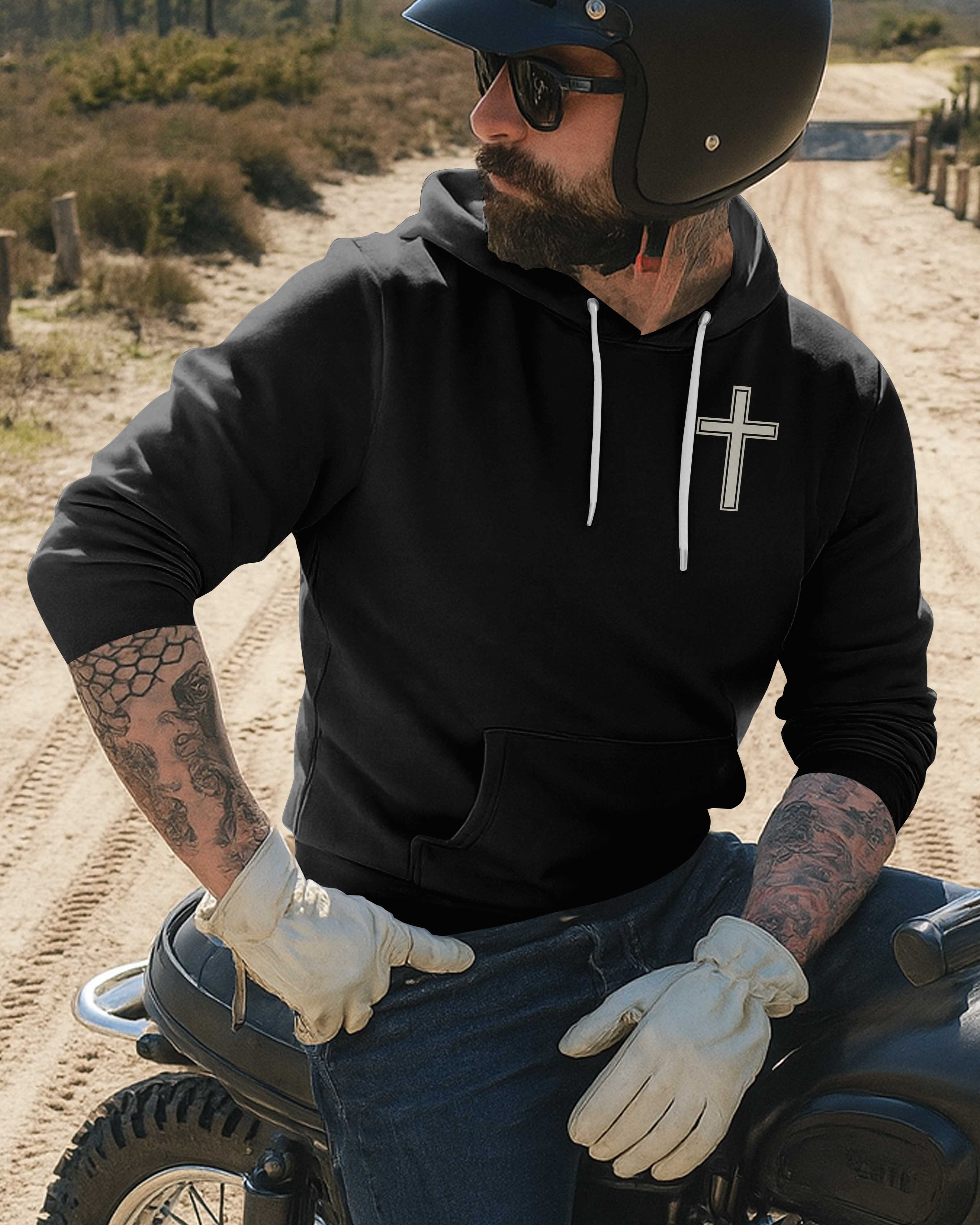 My Faith Is Louder Than My Exhaust All Over Print Hoodie