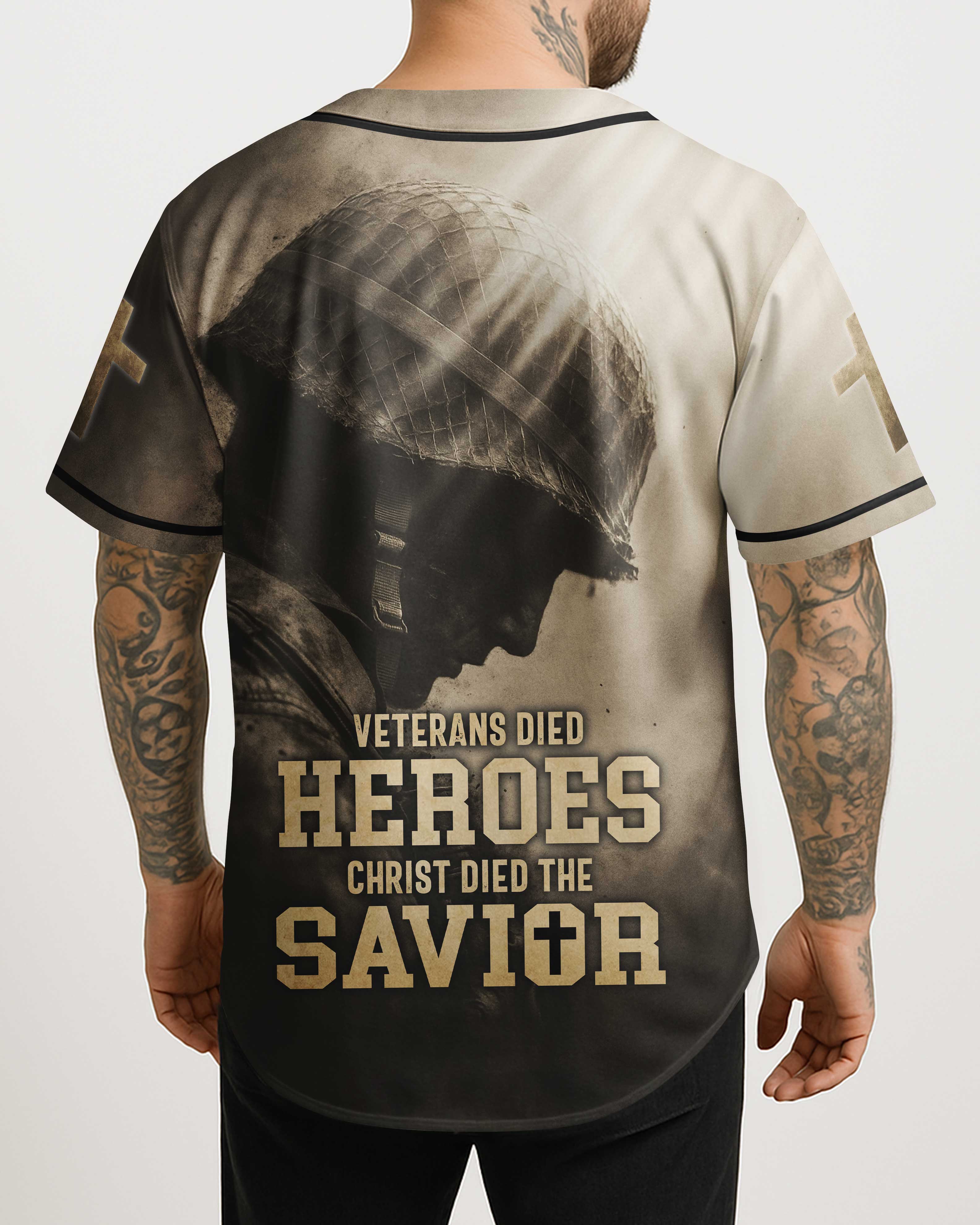 Veterans Died Heroes Christ Died The Savior Shirt