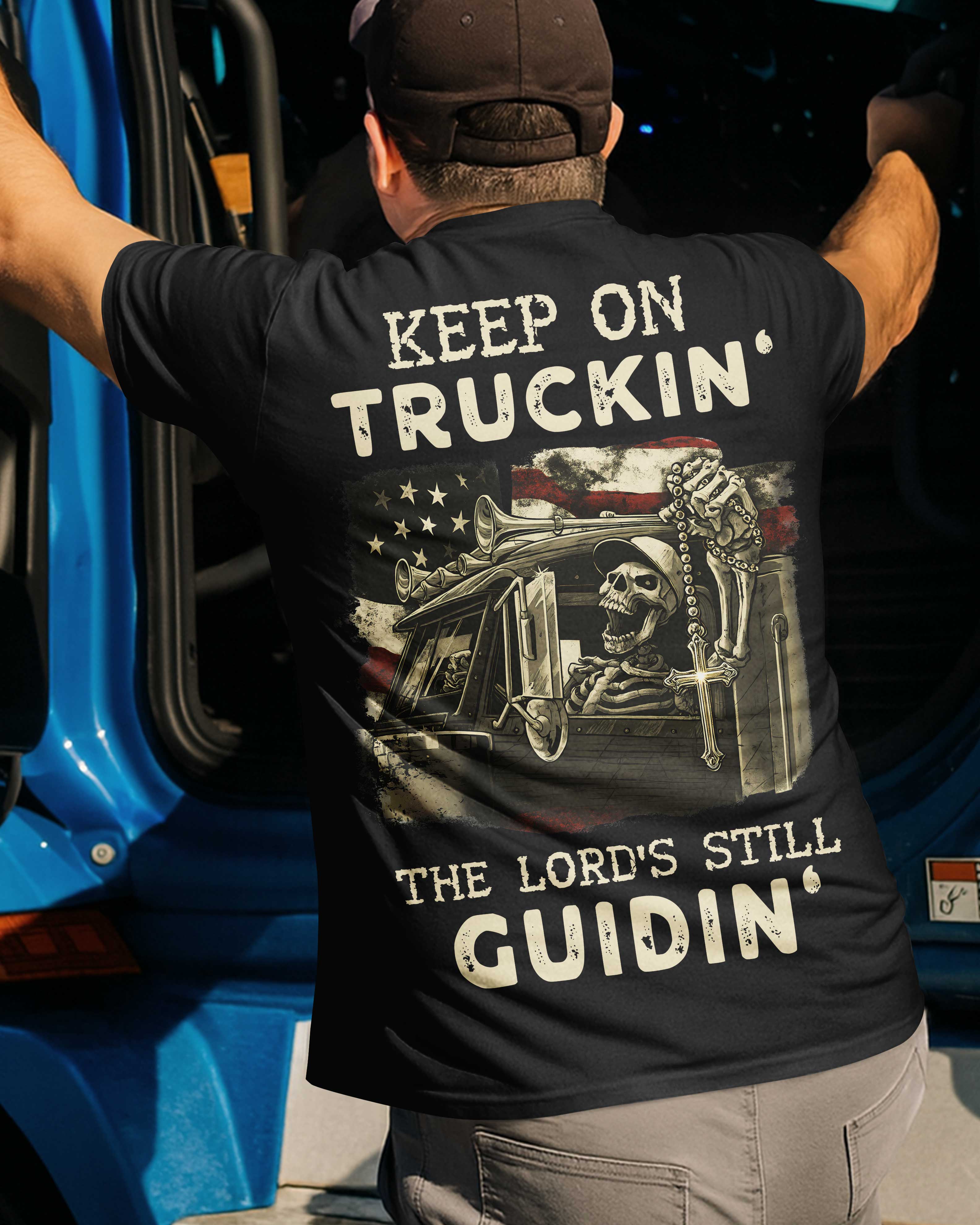 Keep On Truckin' All Over Print T-Shirt