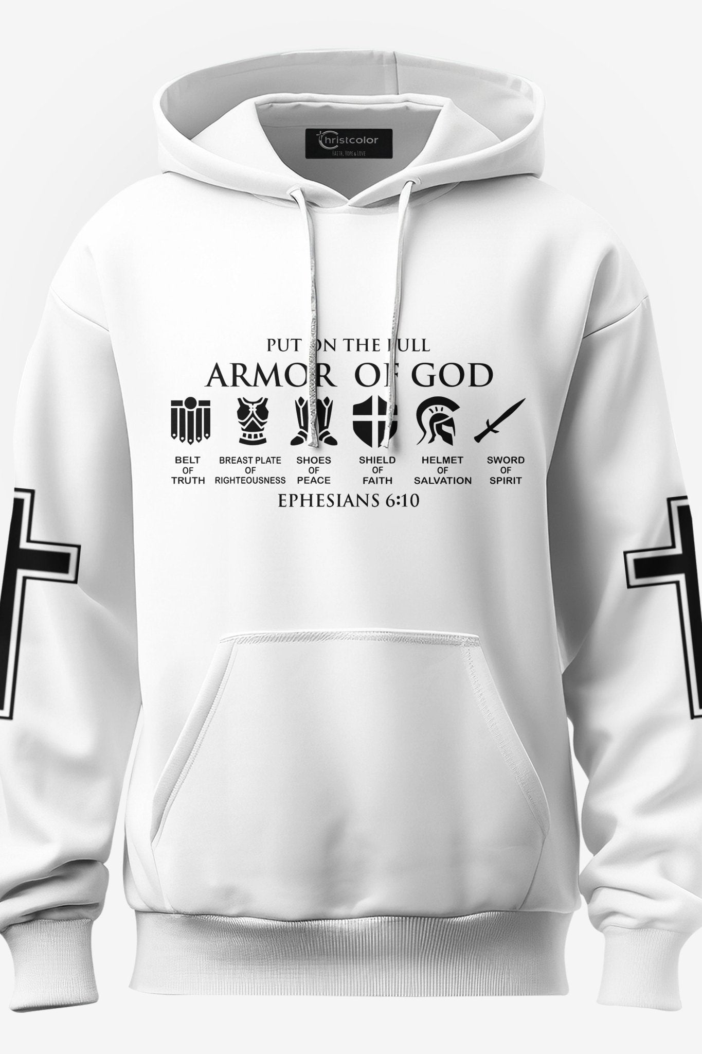 My Soul Is Protected By The Armor Of God All Over Print Hoodie