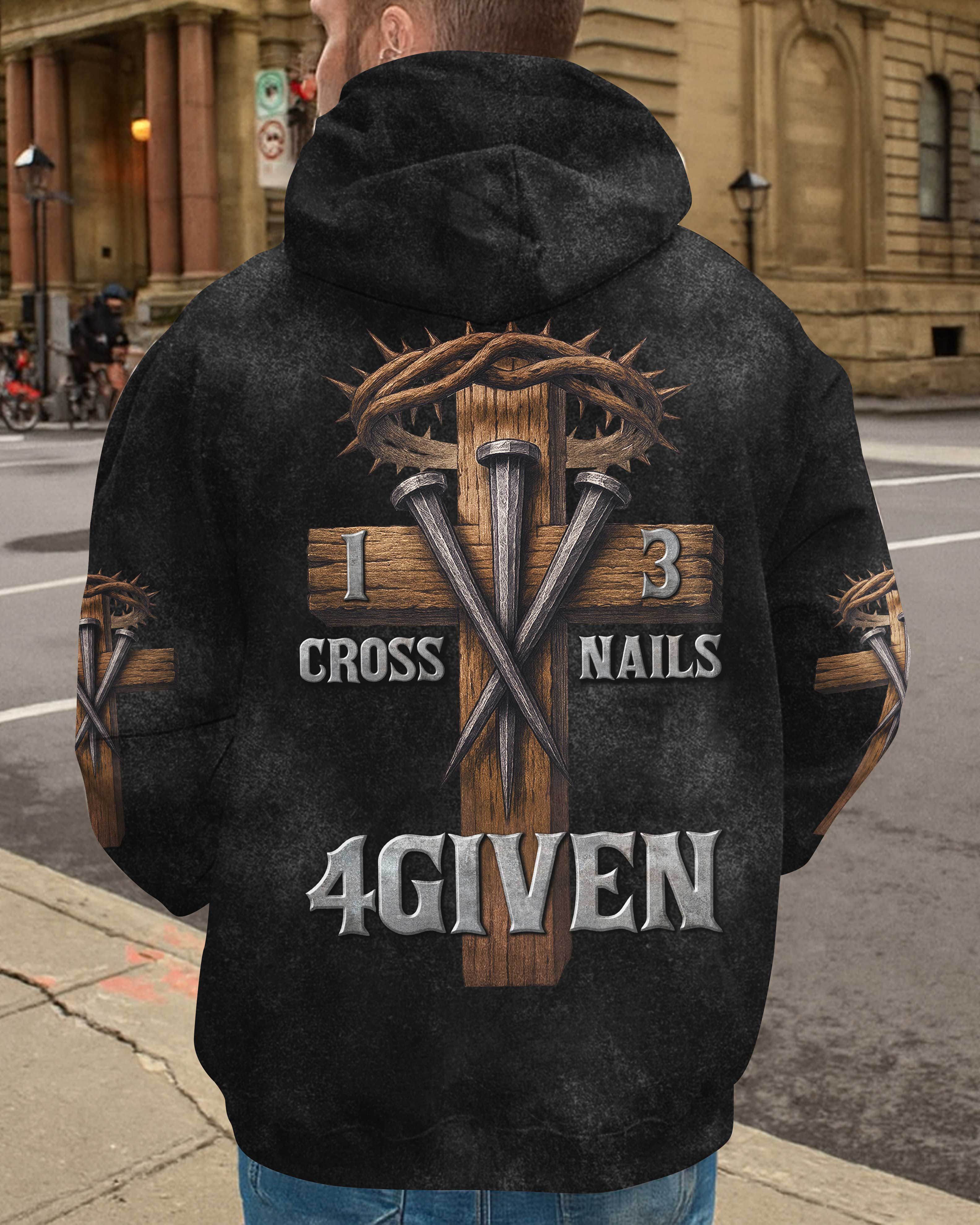 One Cross Three Nails Forgiven Shirts