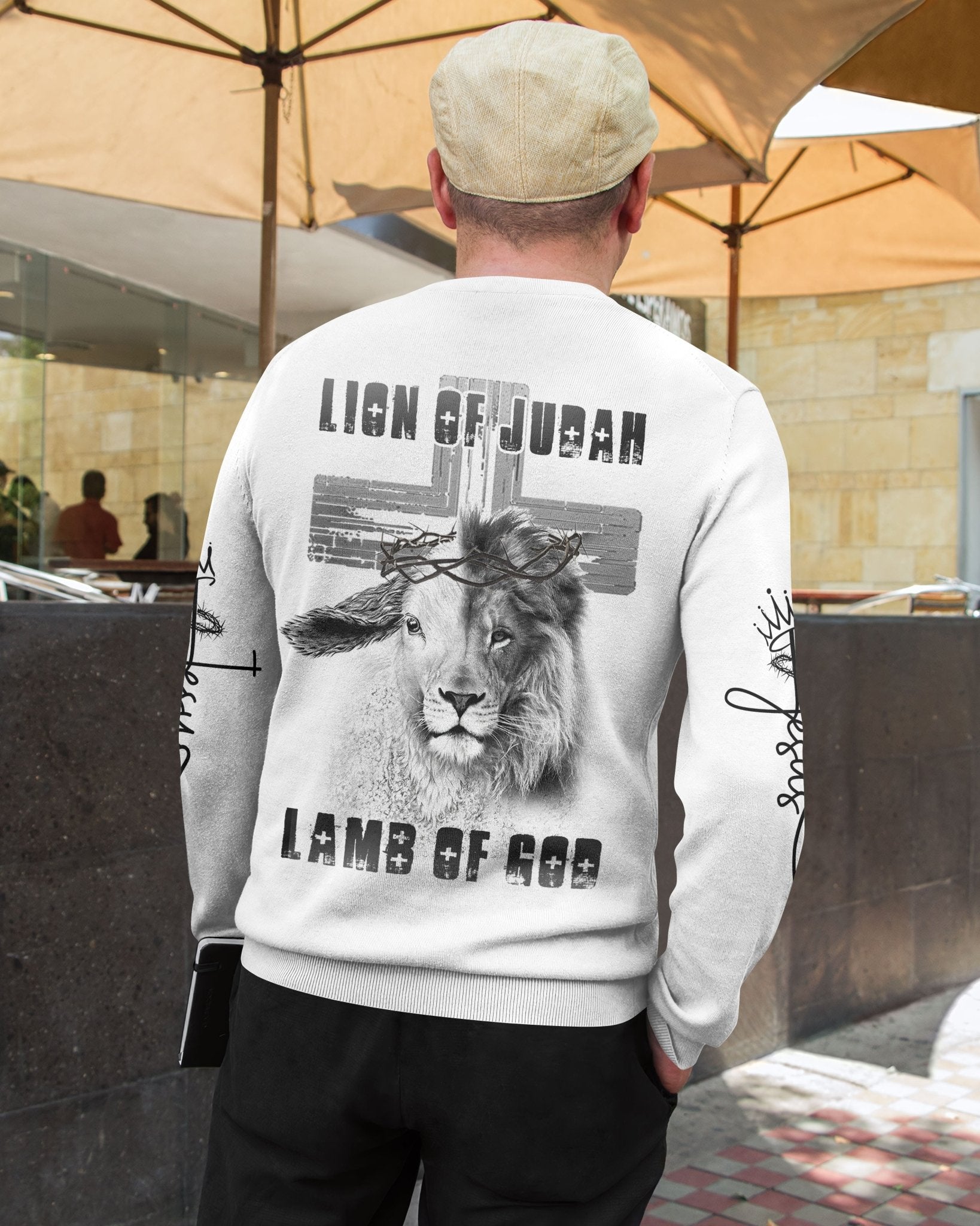 Lion Of Judah Lamb Of God All Over Print Sweater