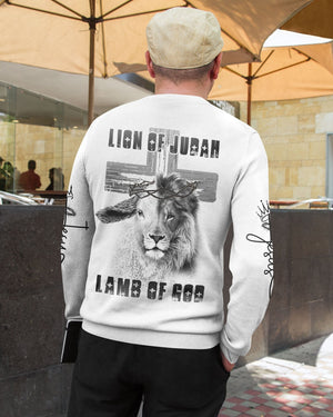 Lion Of Judah Lamb Of God All Over Print Sweater