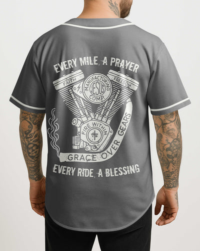 Every Mile A Prayer Grace Over Gears Every Ride A Blessing Jersey