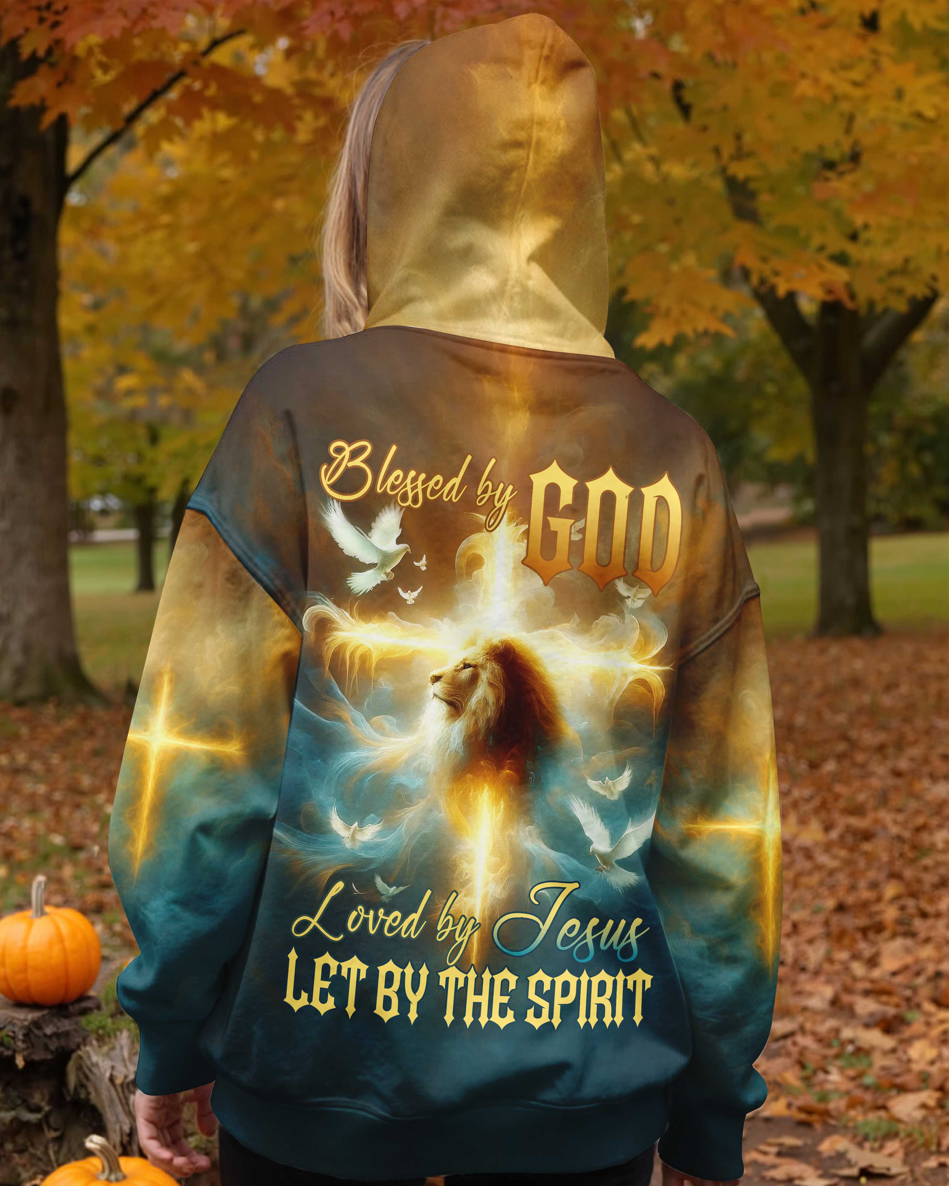 Blessed By God Loved By Jesus Let By The Spirit Shirt