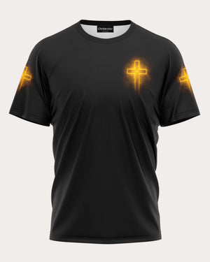 Only Two Defining Forces: Jesus Chris and t The Veteran All Over Print T-Shirt