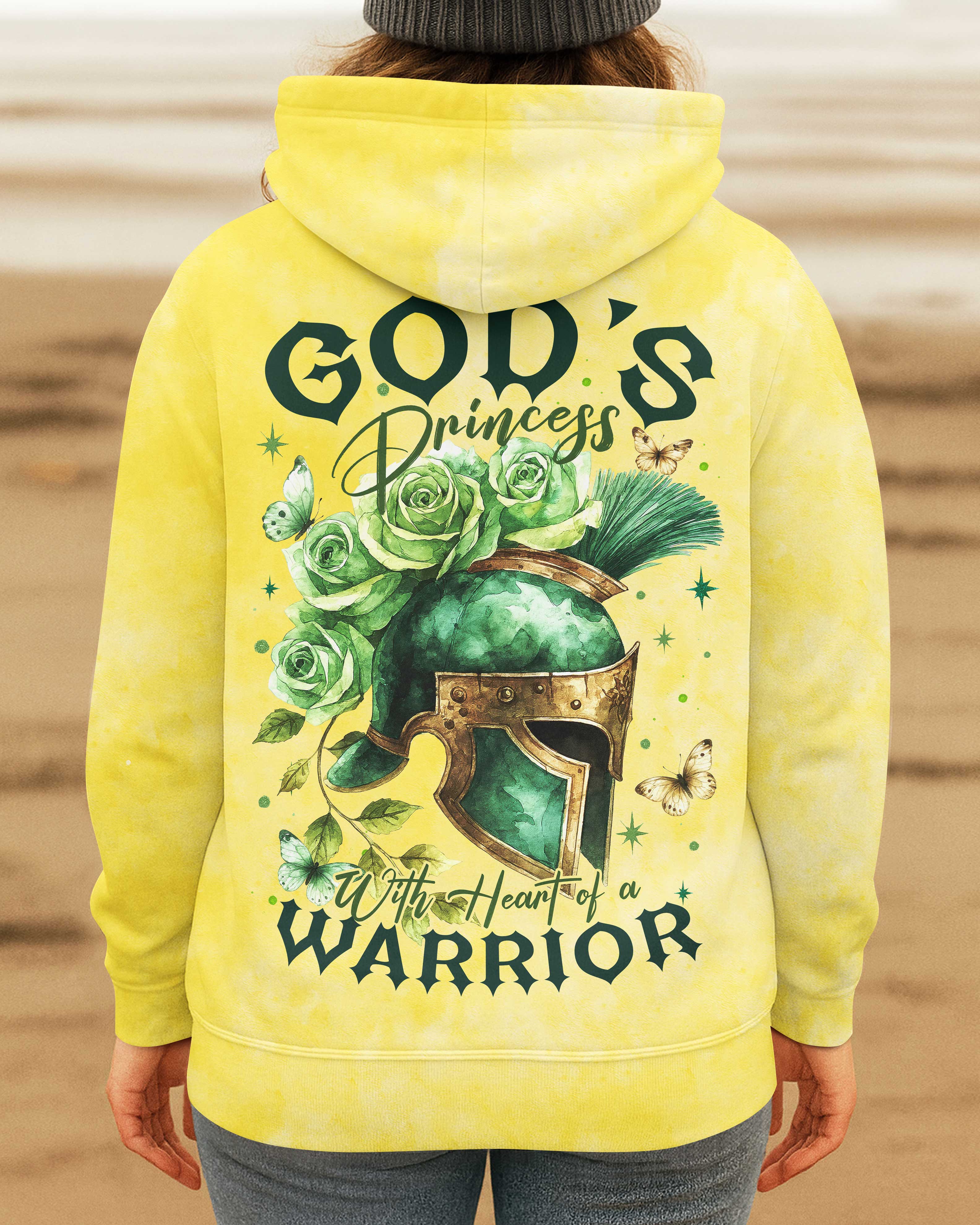 God's Princess All Over Print Hoodie