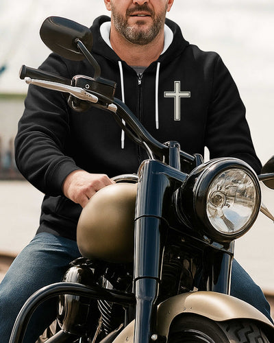 My Faith Is Louder Than My Exhaust Zip Hoodie