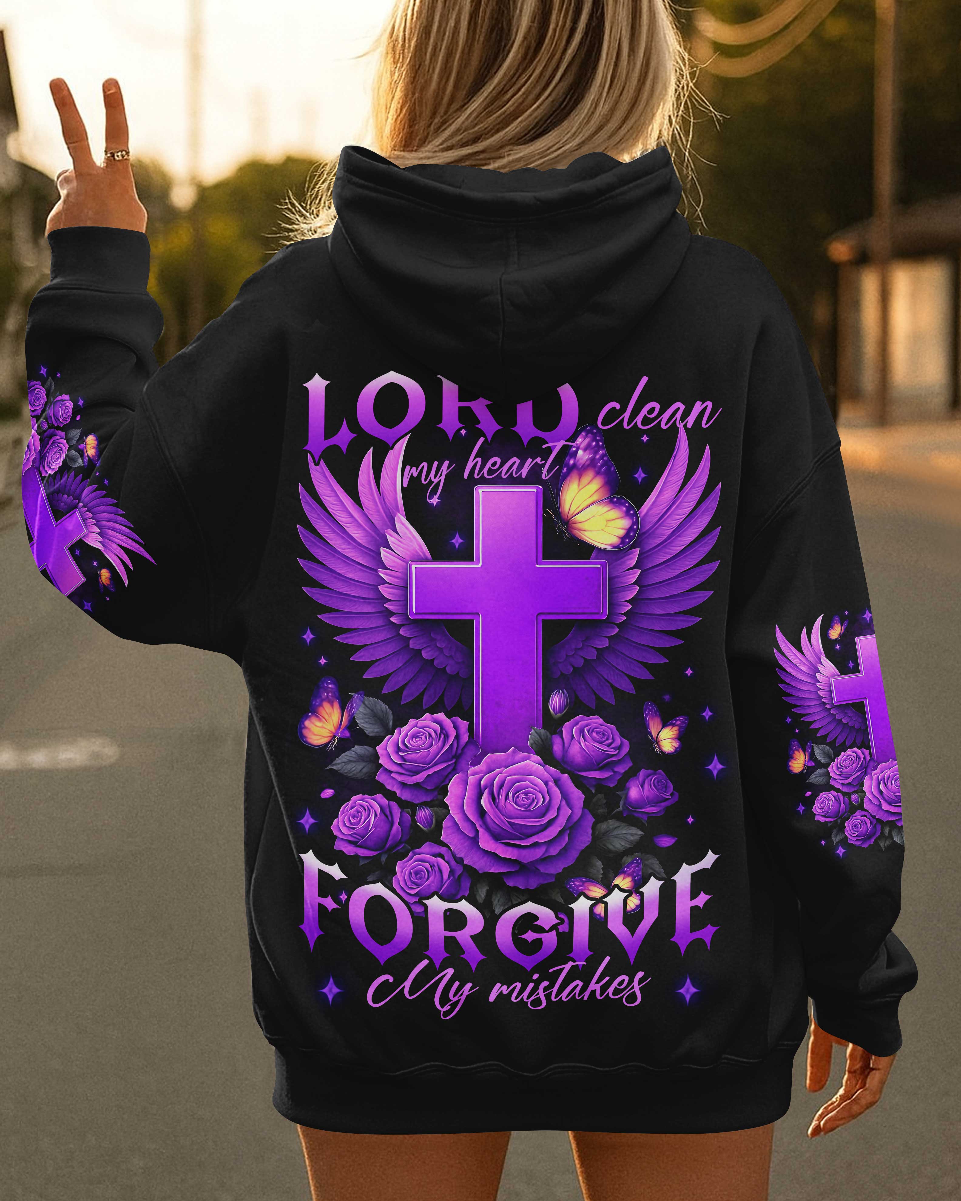 Lord Clean My Heart Forgive My Mistakes Shirts