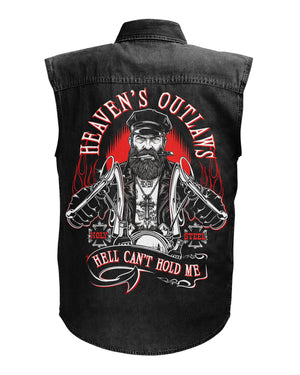 Heaven's Outlaws Sleevesless Denim Shirt
