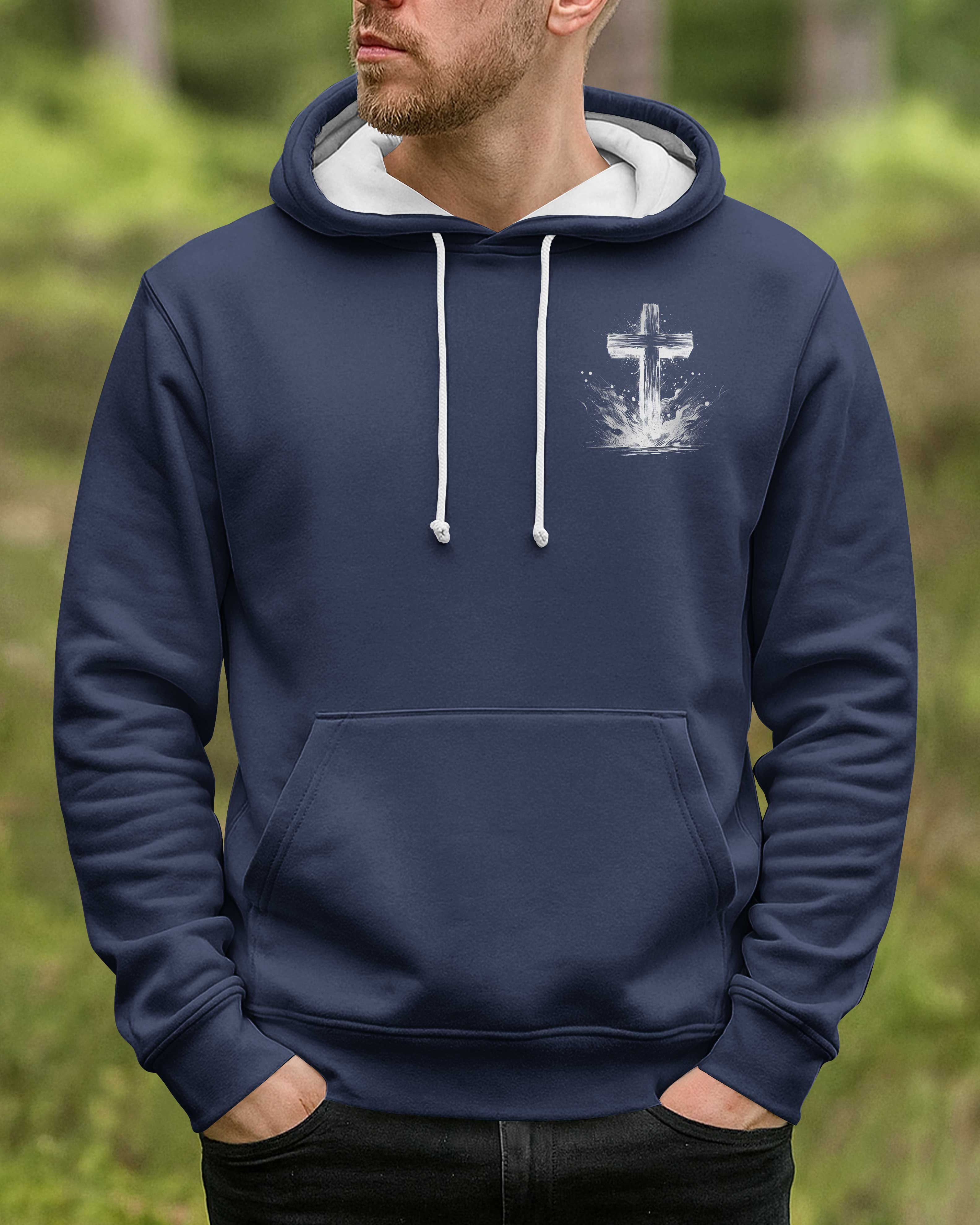 Not All Superheroes Wear Capes Mine Wore A Cross Hoodie