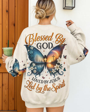 Blessed By God Loved By Jesus Led By The Spirit Shirt