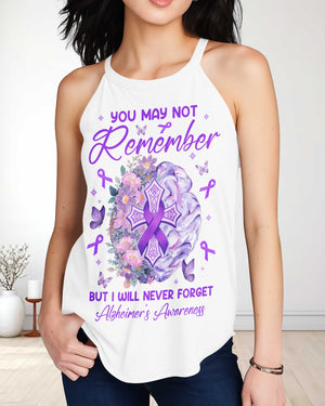 You May Not Remember But I Will Never Forget Rocker Tank Top