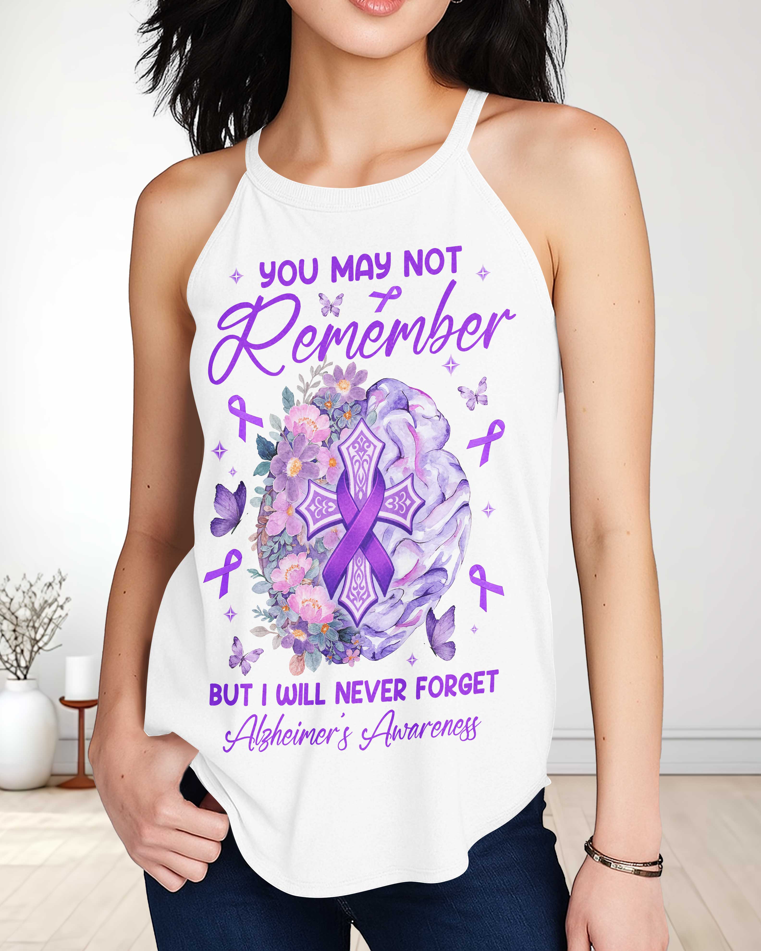 You May Not Remember But I Will Never Forget Rocker Tank Top