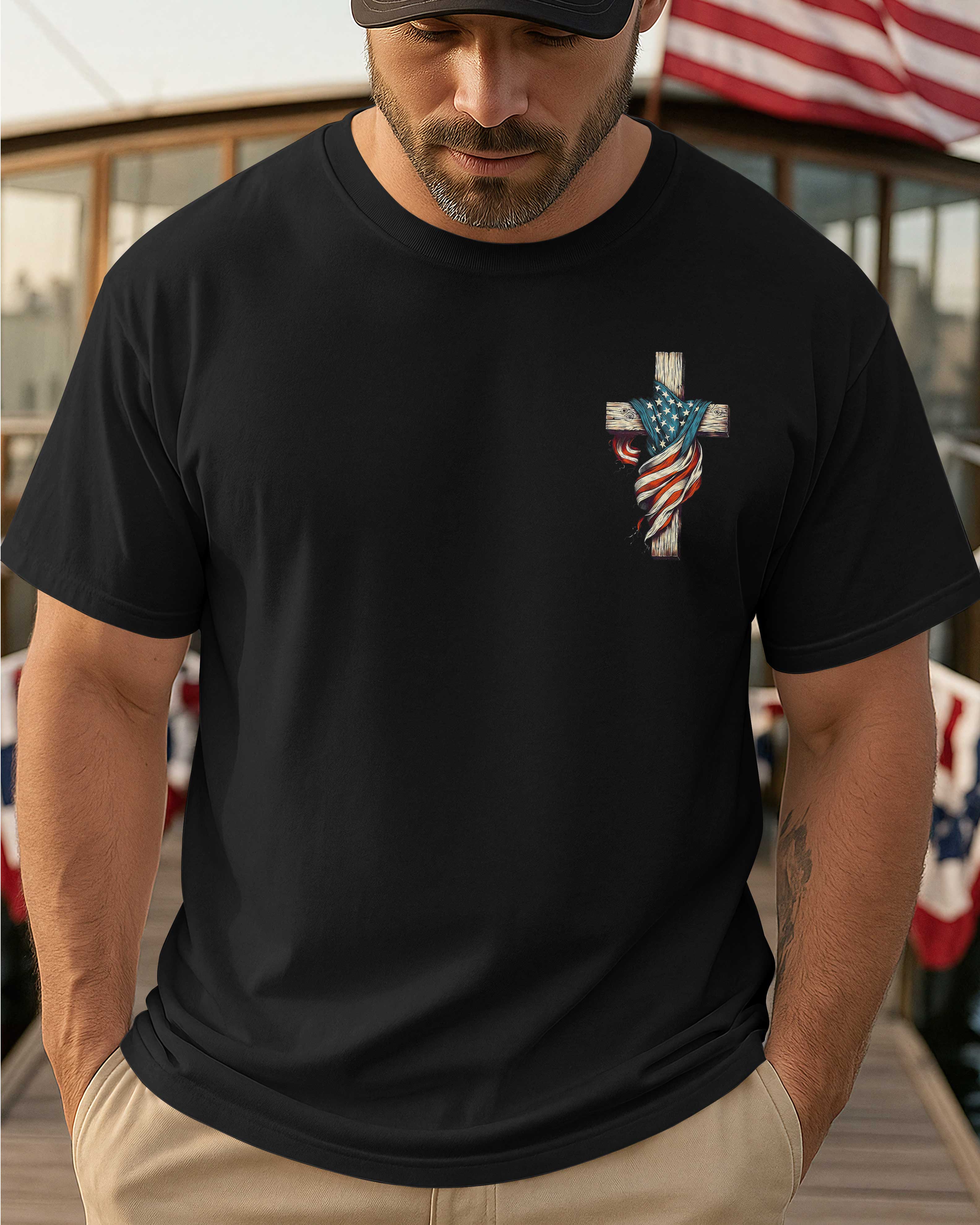 I Only Kneel For One Man And He Died On The Cross All Over Print T-Shirt