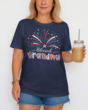 Blessed Grandma Independence Day T-Shirt