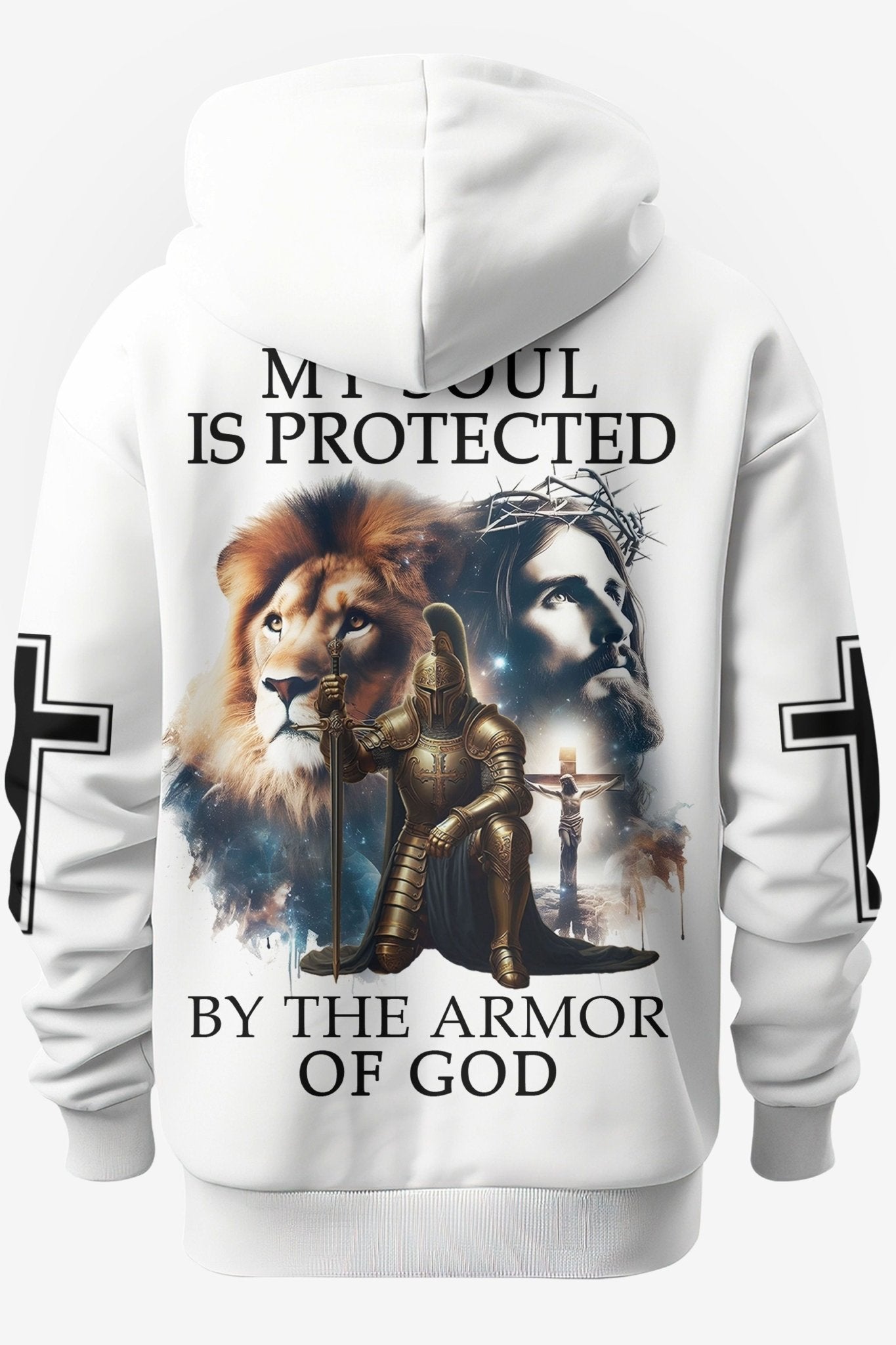 My Soul Is Protected By The Armor Of God All Over Print Hoodie