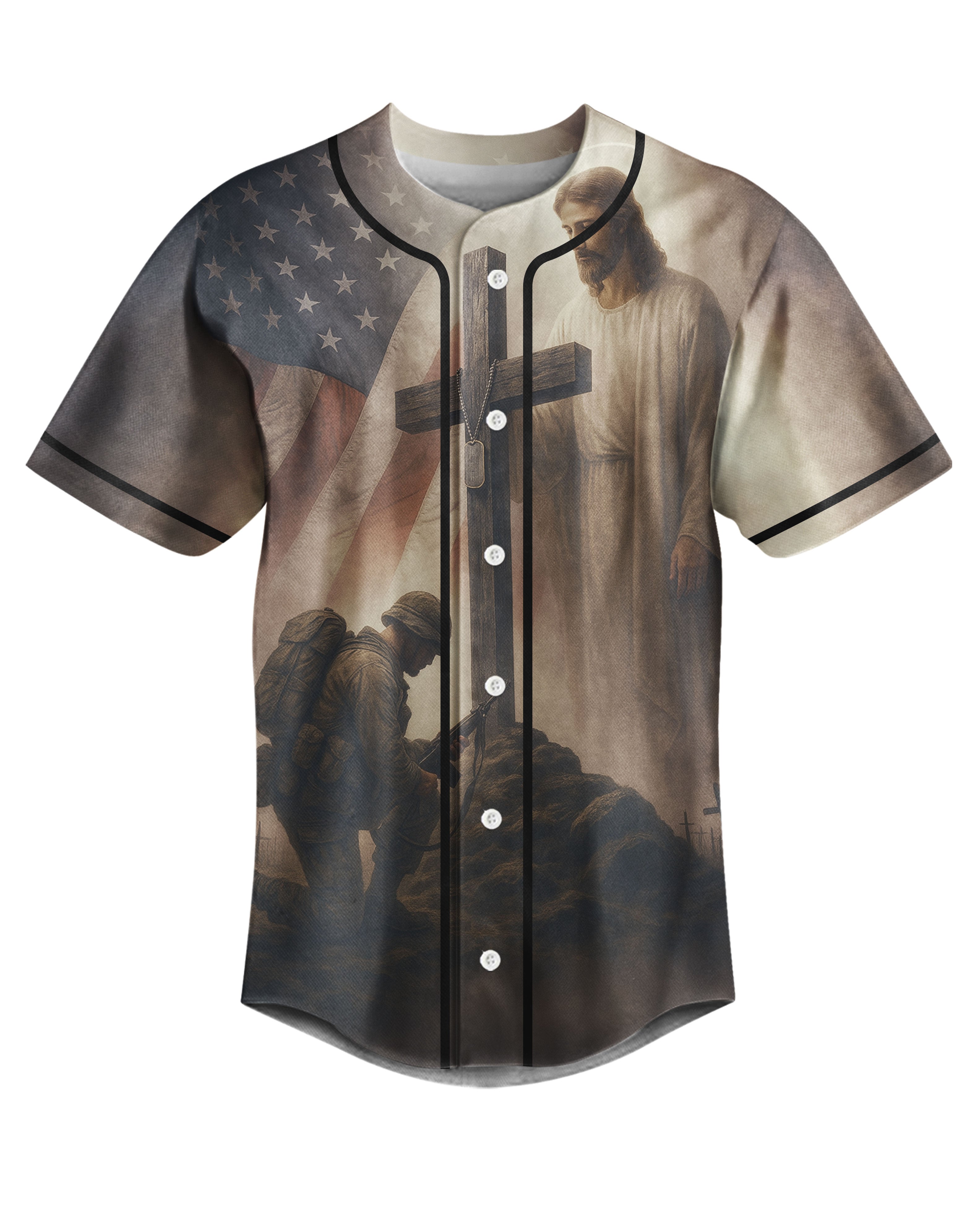 God Took The Strongest Americans All Over Print Jersey