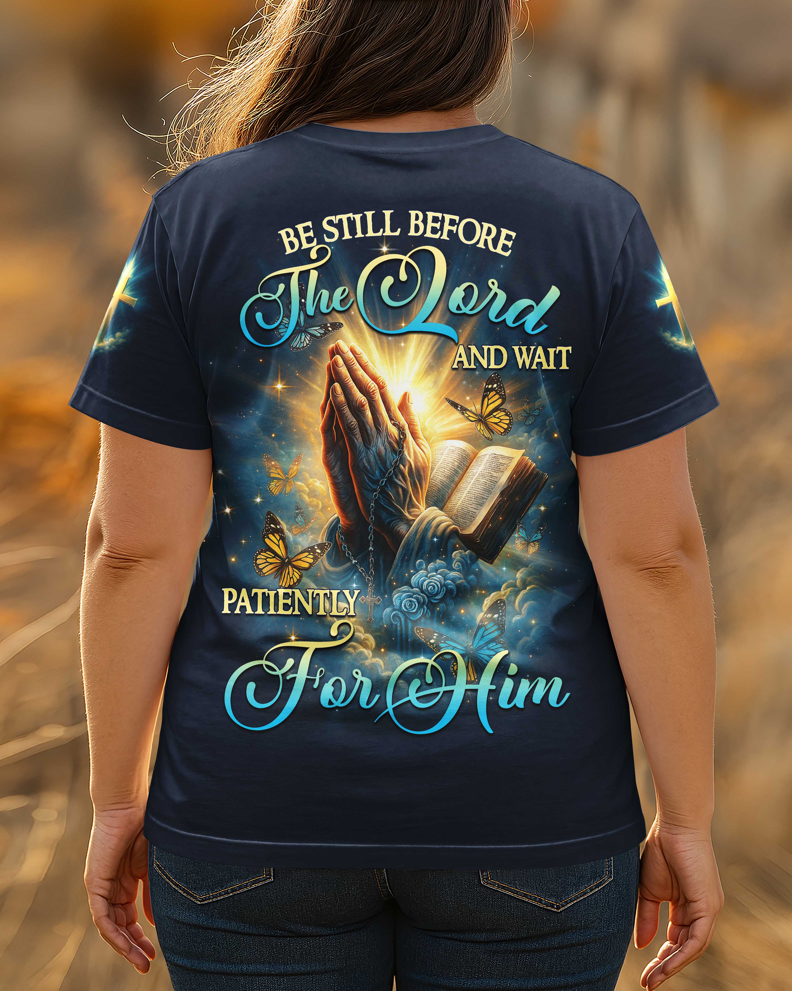 Be Still Before The Lord All Over Print T-Shirt