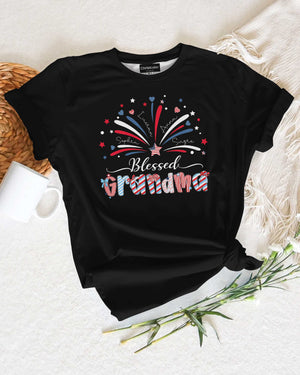 Blessed Grandma Independence Day T-Shirt
