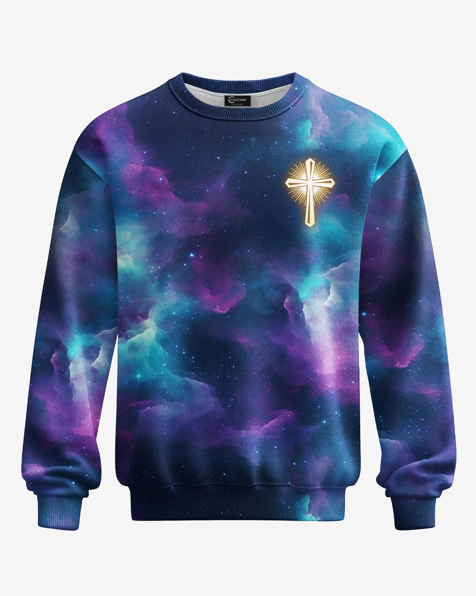 For We Walk By Faith Not By Sight All Over Print Sweater
