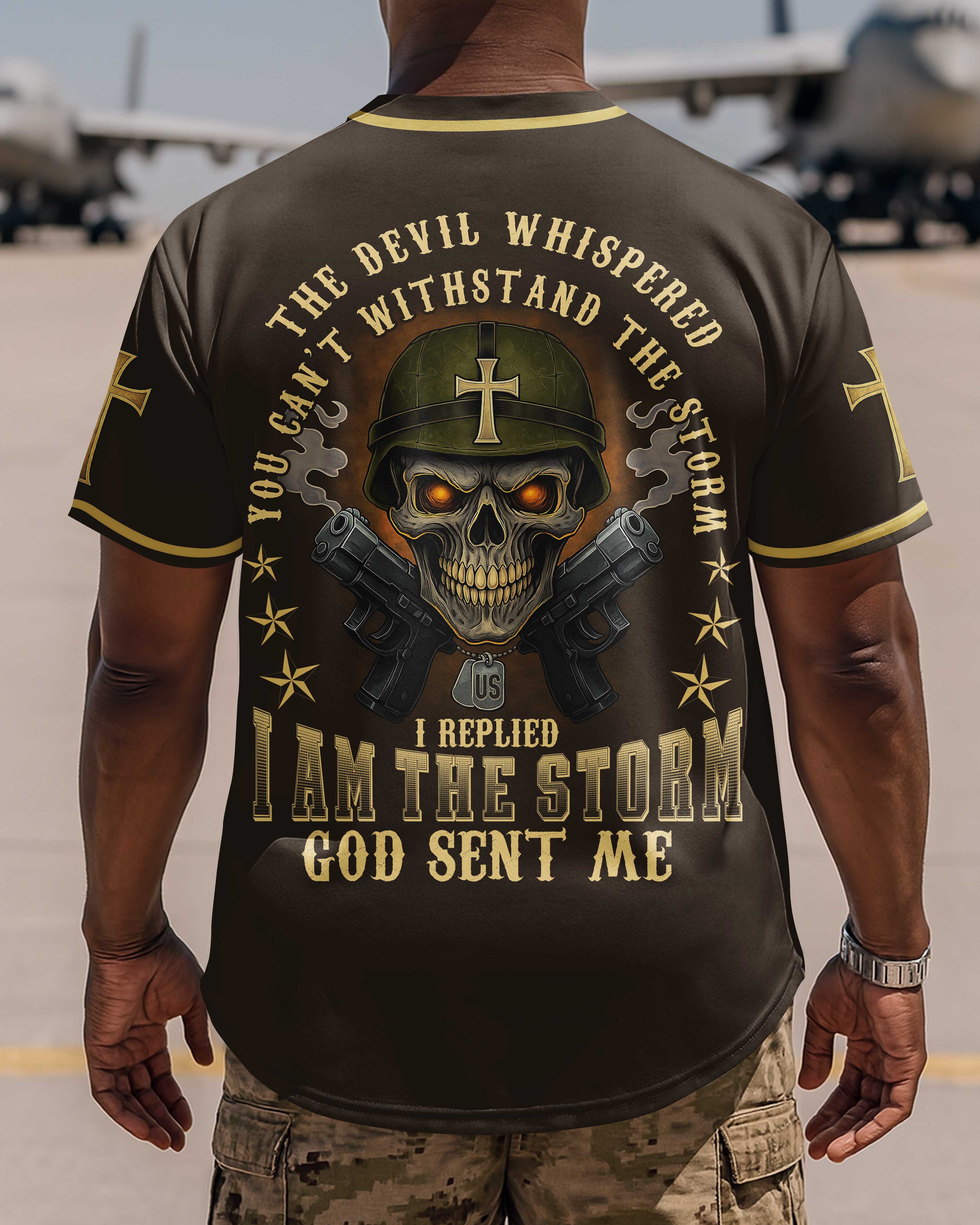 The Devil Whispered You Can't Withstand The Storm Shirt