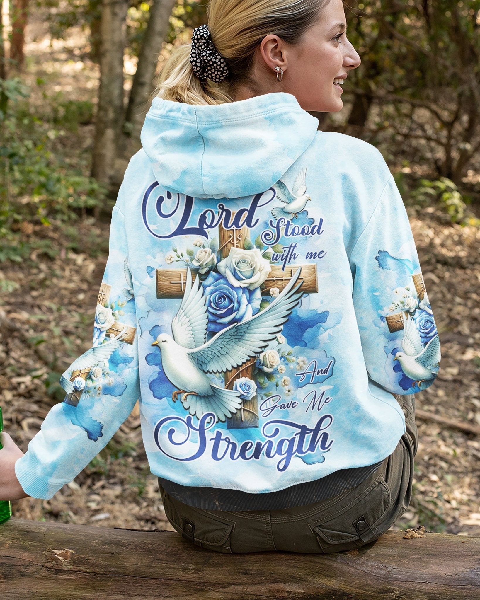 Lord Stood With Me And Gave Me Strength All Over Print Hoodie