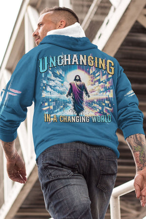 Unchanging In A Changing World All Over Print Hoodie