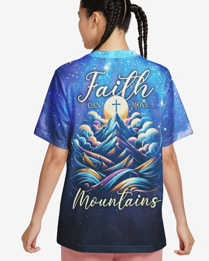 Faith Can Move Mountains All Over Print T-shirt