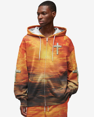 Trust In The Lord All Over Print Zip Hoodie